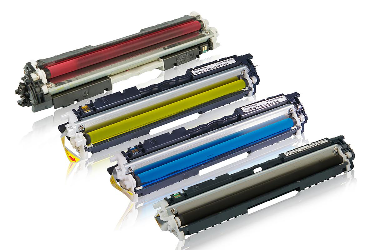 Multipack compatible avec Canon 729 contient 4x Cartouche toner