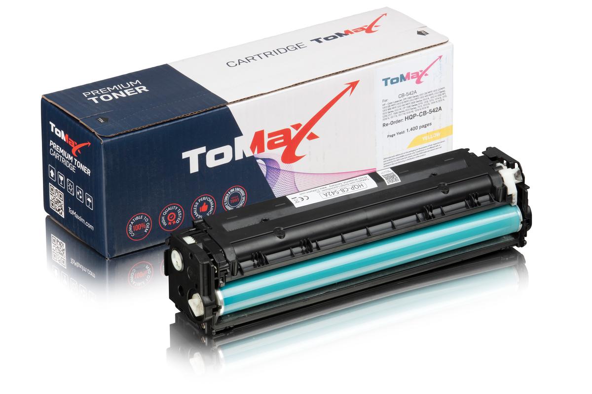 ToMax Premium alternative à HP CB542A / 125A Cartouche toner, jaune