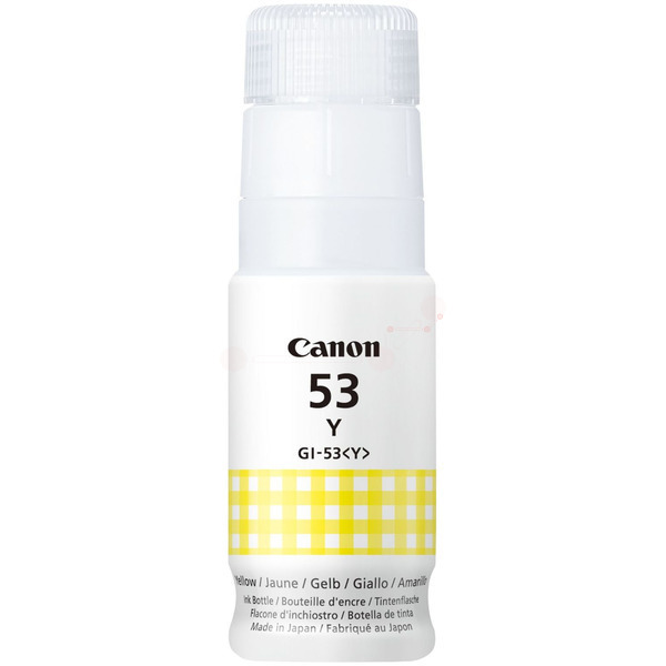 Original Canon 4690C001 / GI53Y Bouteille d'encre jaune
