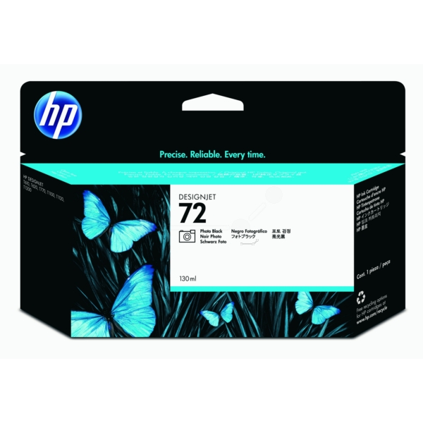 Original HP C9370A / 72 Cartouche d'encre noire