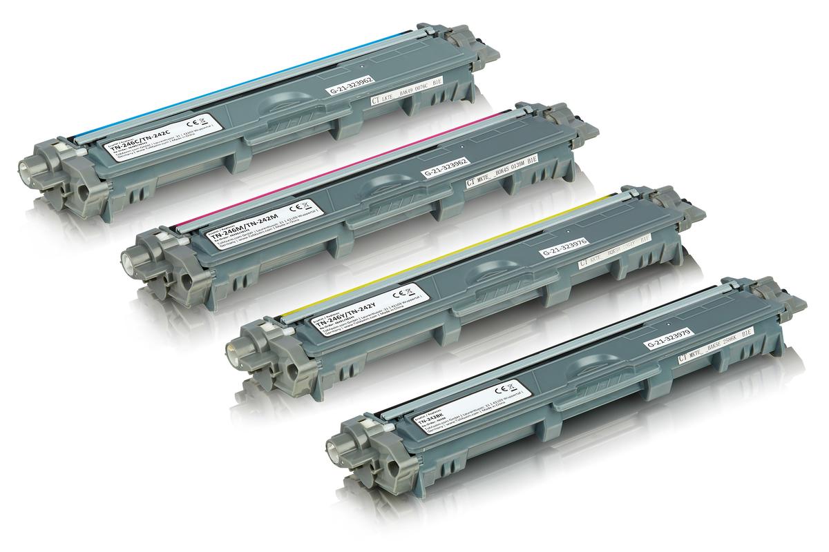 Multipack compatible avec Brother TN-242BK / TN-246CMY contient 4x Cartouche toner