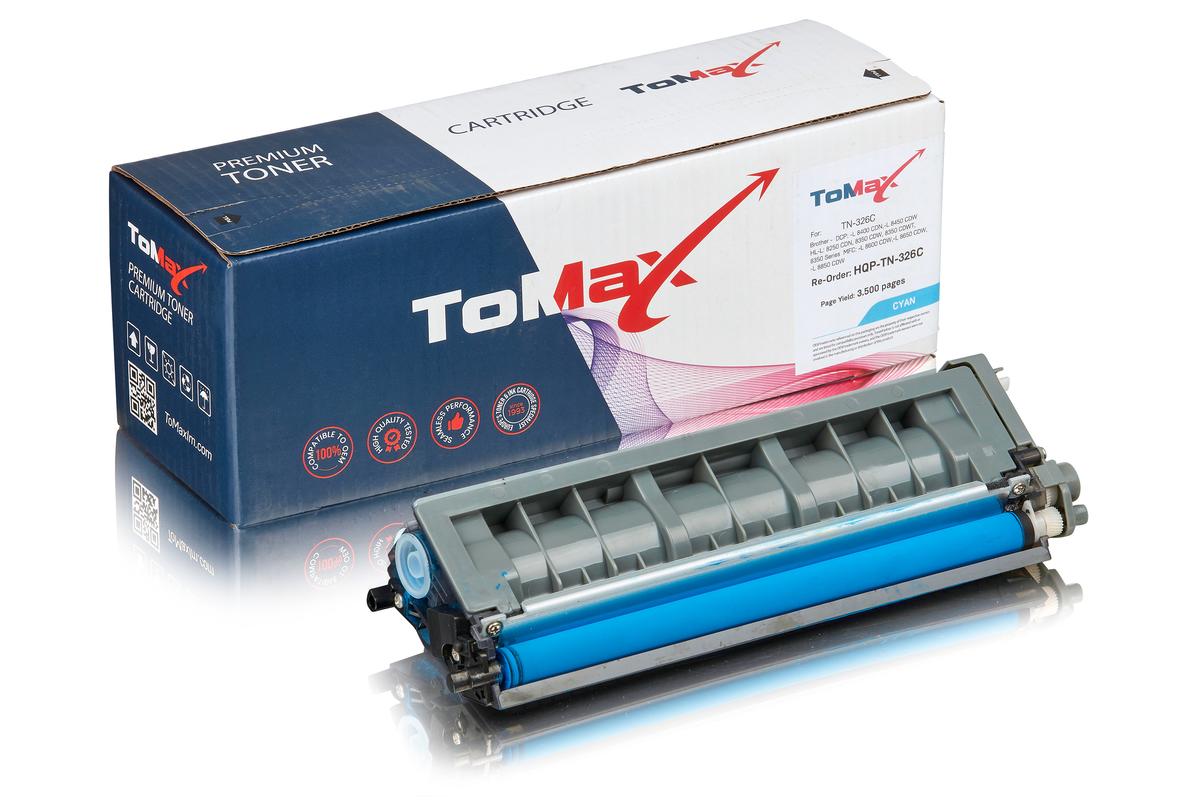 ToMax Premium alternative à Brother TN-326C Cartouche toner, cyan