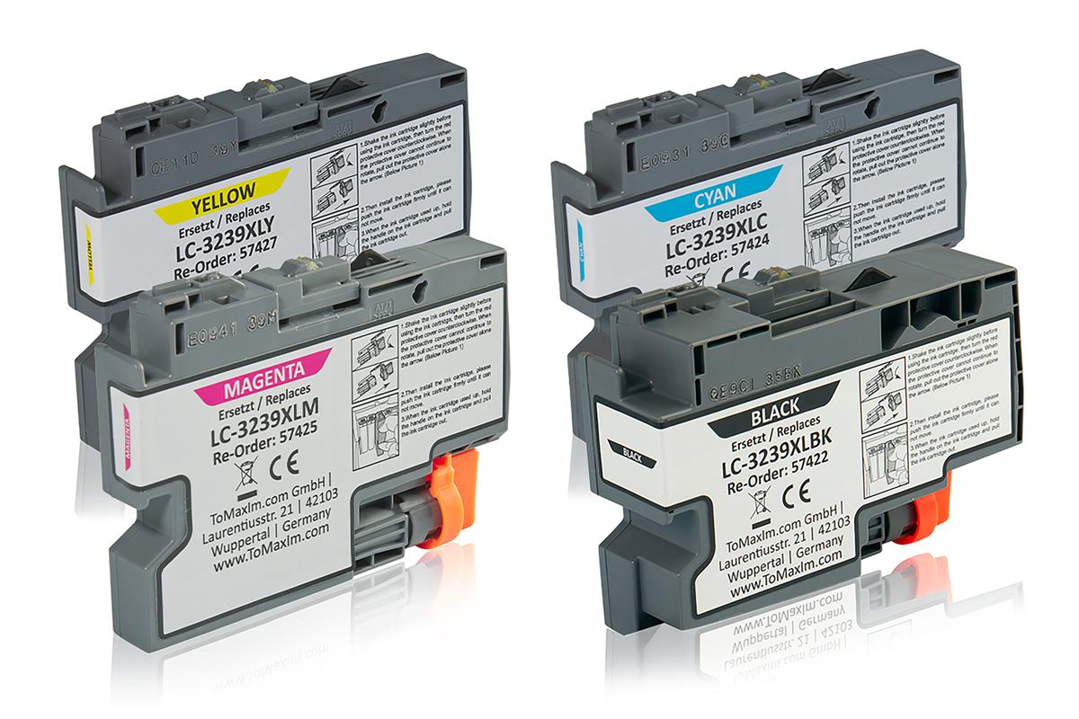 Multipack compatible avec Brother LC3239XL contient 4x Cartouche d'encre