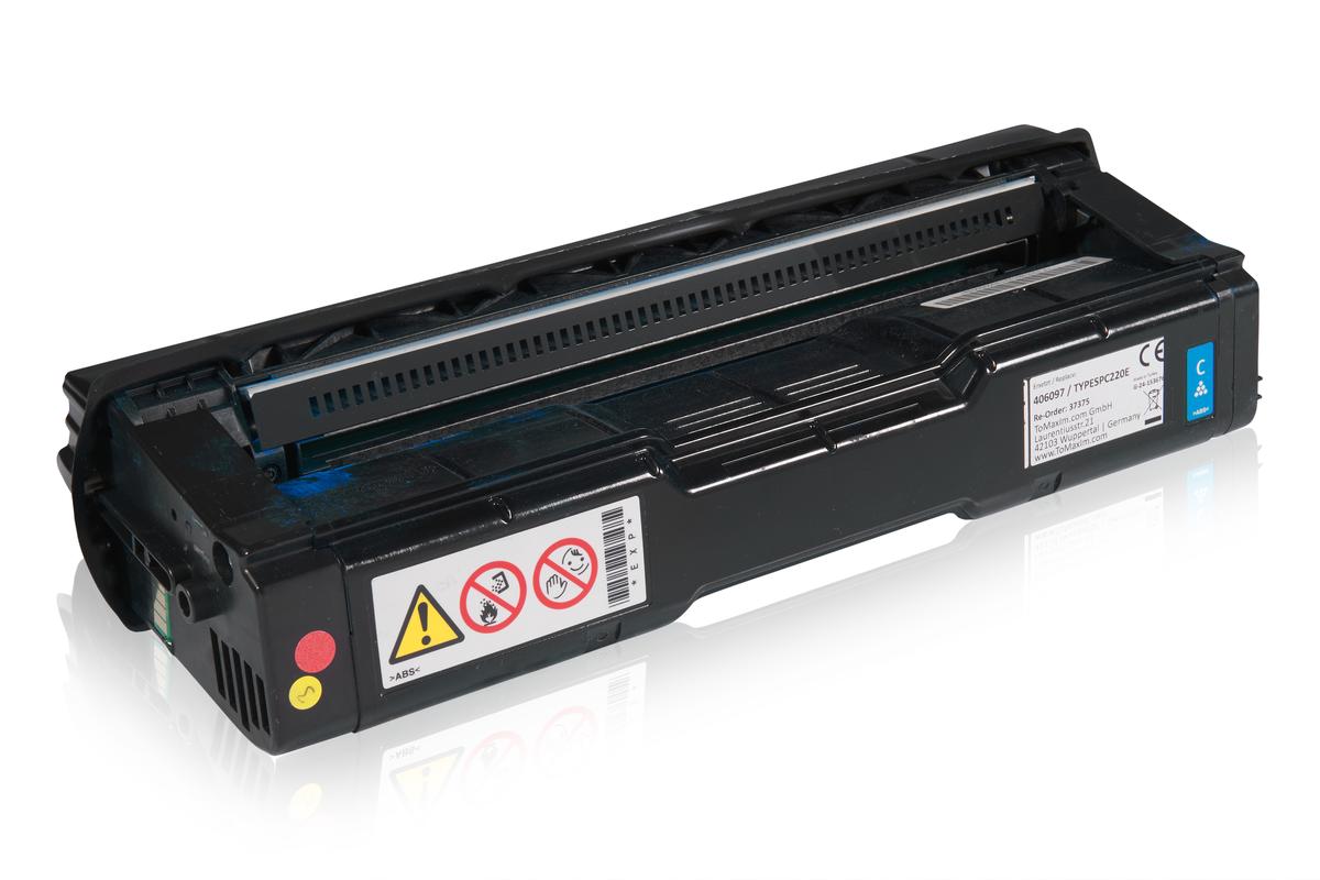 Alternative à Ricoh 406097 / TYPESPC220E Cartouche toner, cyan