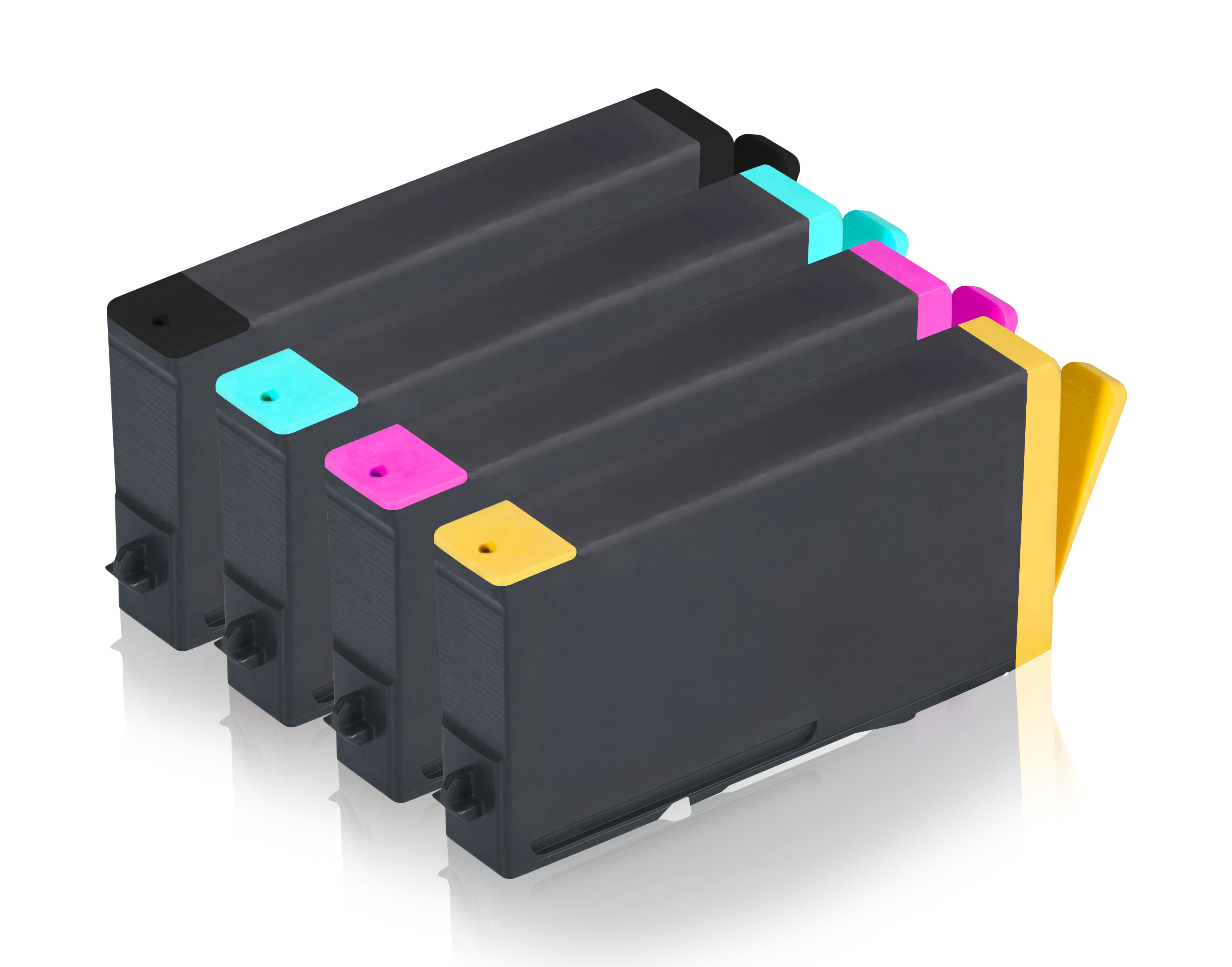 Multipack compatible avec Epson C13T580x00 / T5801 contient 4x cartouche d'encre