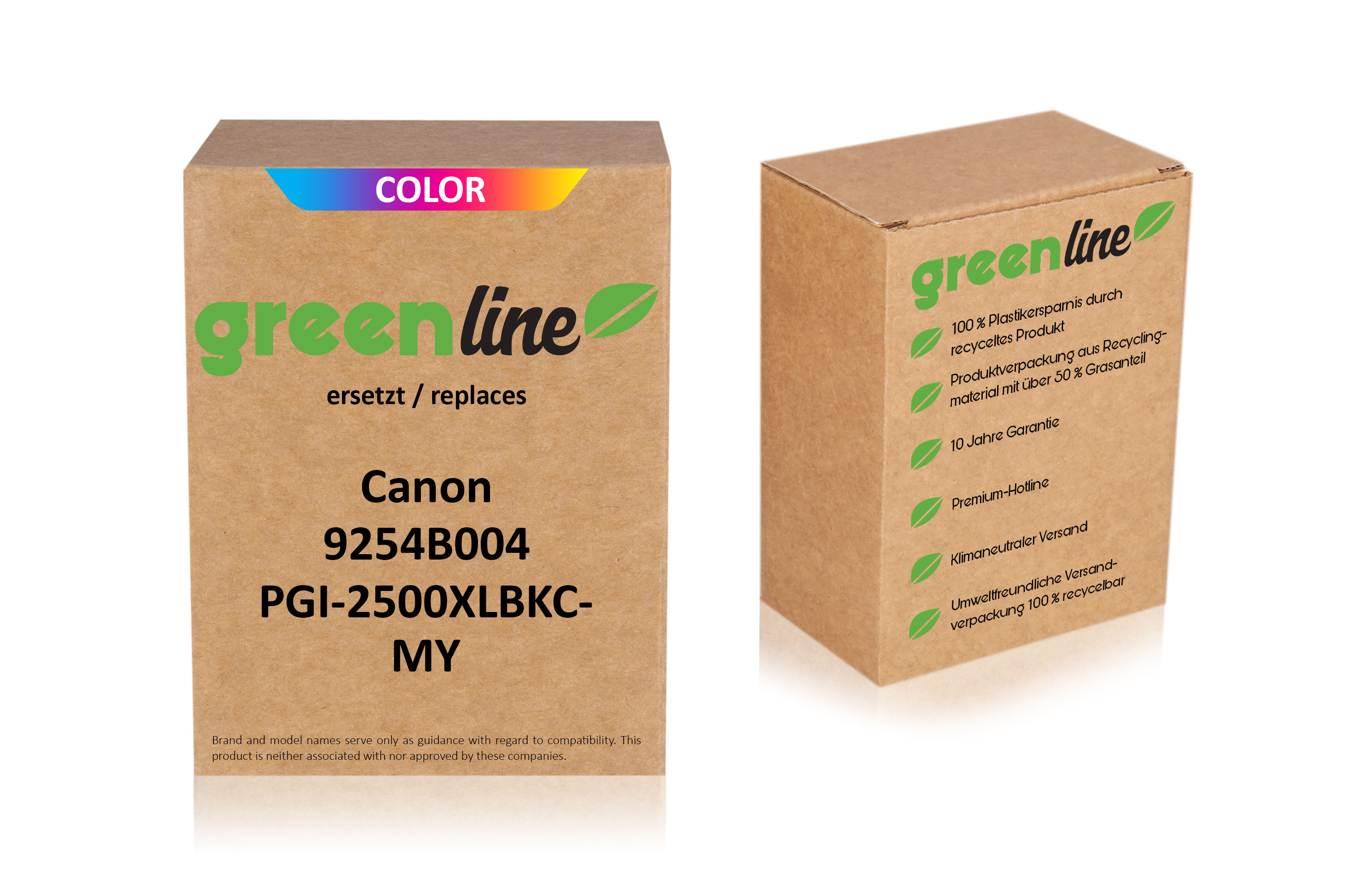 greenline remplace Canon 9254 B 004 / PGI-2500 XLBKCMY Cartouche d'encre, multipack