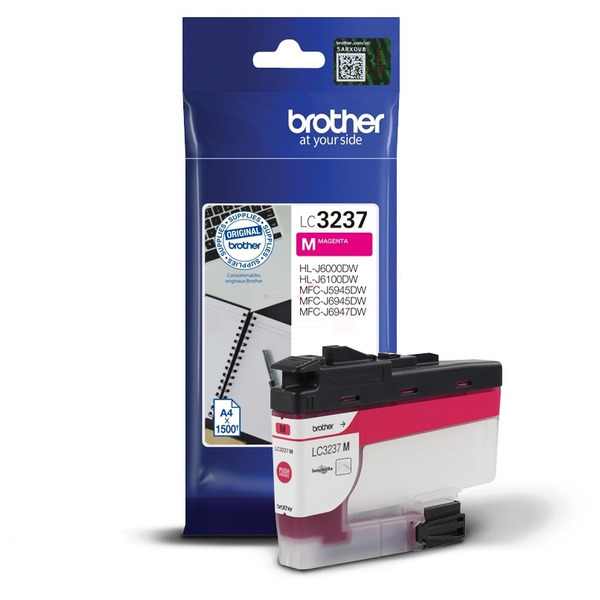 Original Brother LC3237M Cartouche d'encre magenta