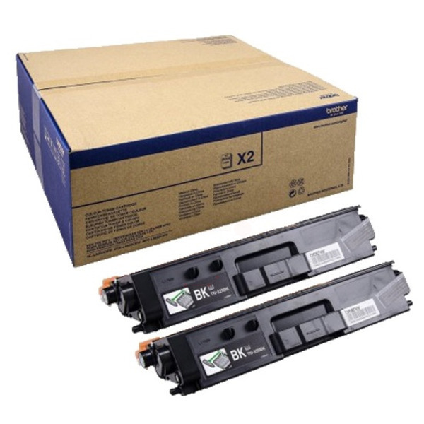 Original Brother TN329BKTWIN Toner noir