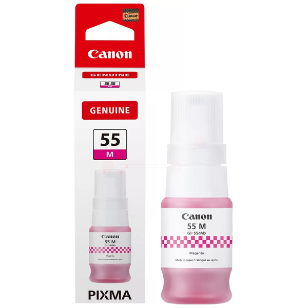 Original Canon 6290C001 / GI55M Bouteille d'encre magenta