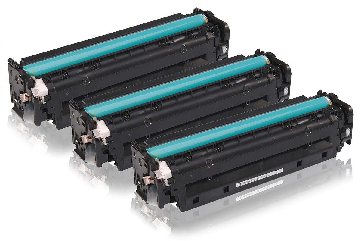 Multipack compatible avec HP CF370AM / 305A contient 3x Cartouche toner