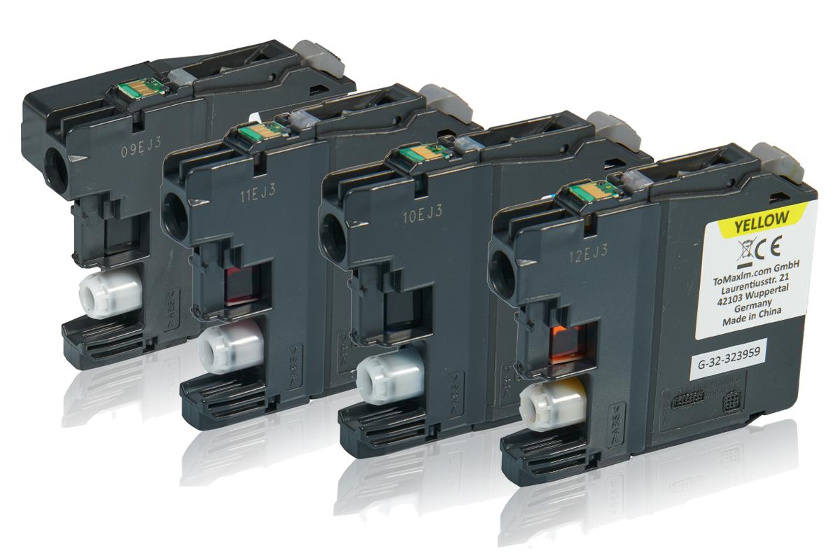 Multipack compatible avec Brother LC-127 XL VAL BP XXL contient 4x Cartouche d'encre