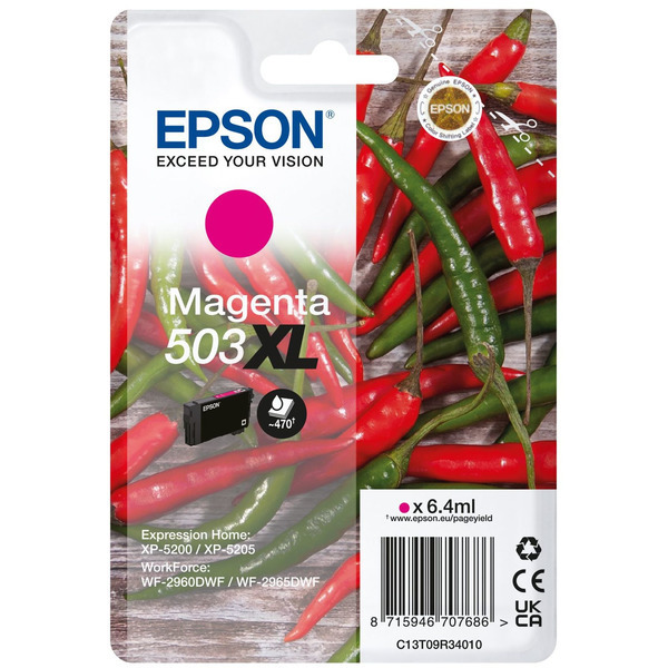 Original Epson C13T09R34020 / 503XL Cartouche d'encre magenta