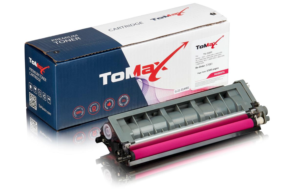 ToMax Premium alternative à Brother TN-326M Cartouche toner, magenta