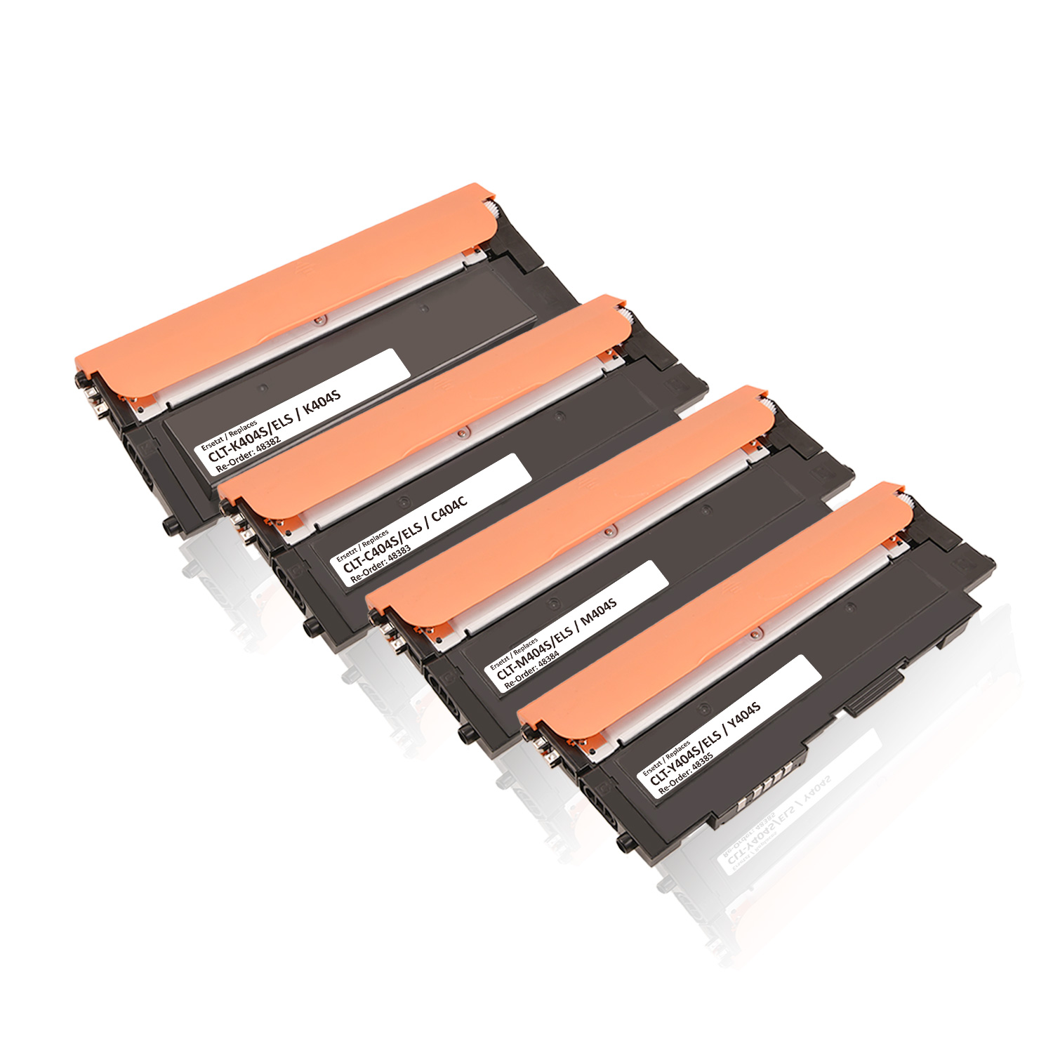 Multipack compatible avec Samsung / HP CLT-P 404 C/ELS / P404C contient 4x Cartouche toner