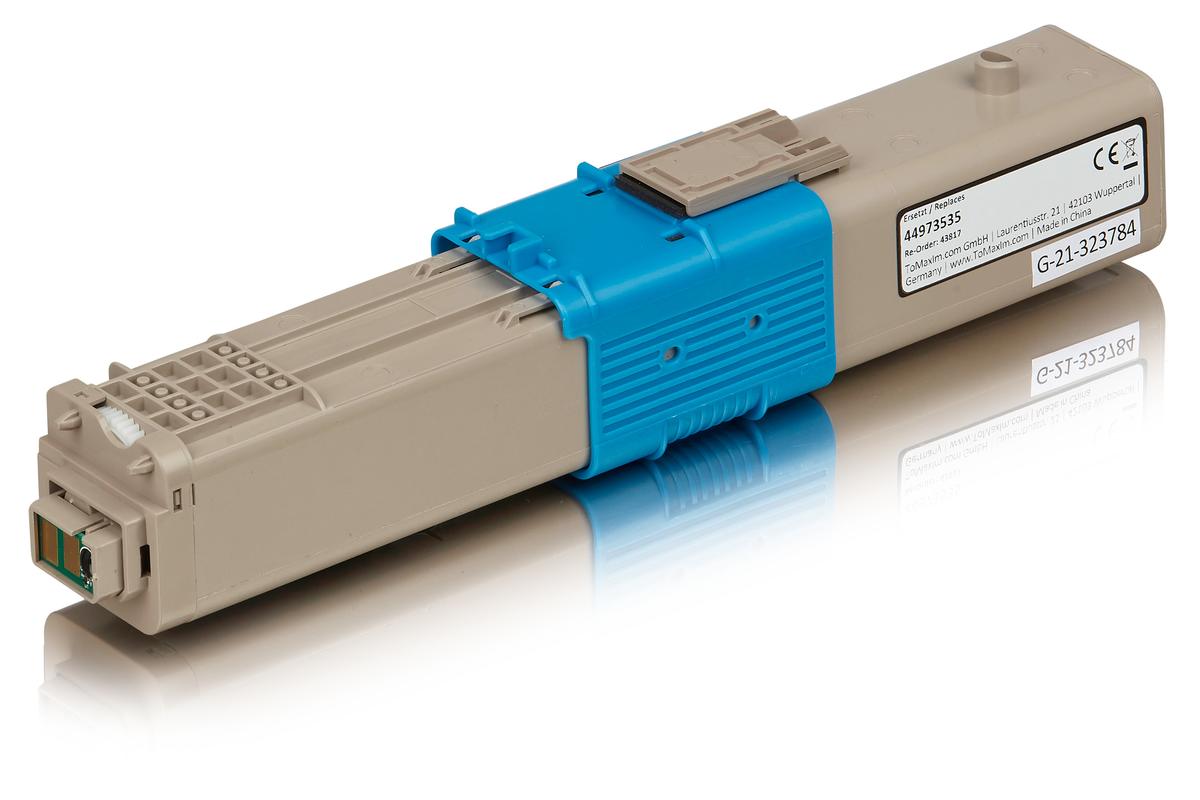 Alternative à OKI 44973535 Cartouche toner, cyan