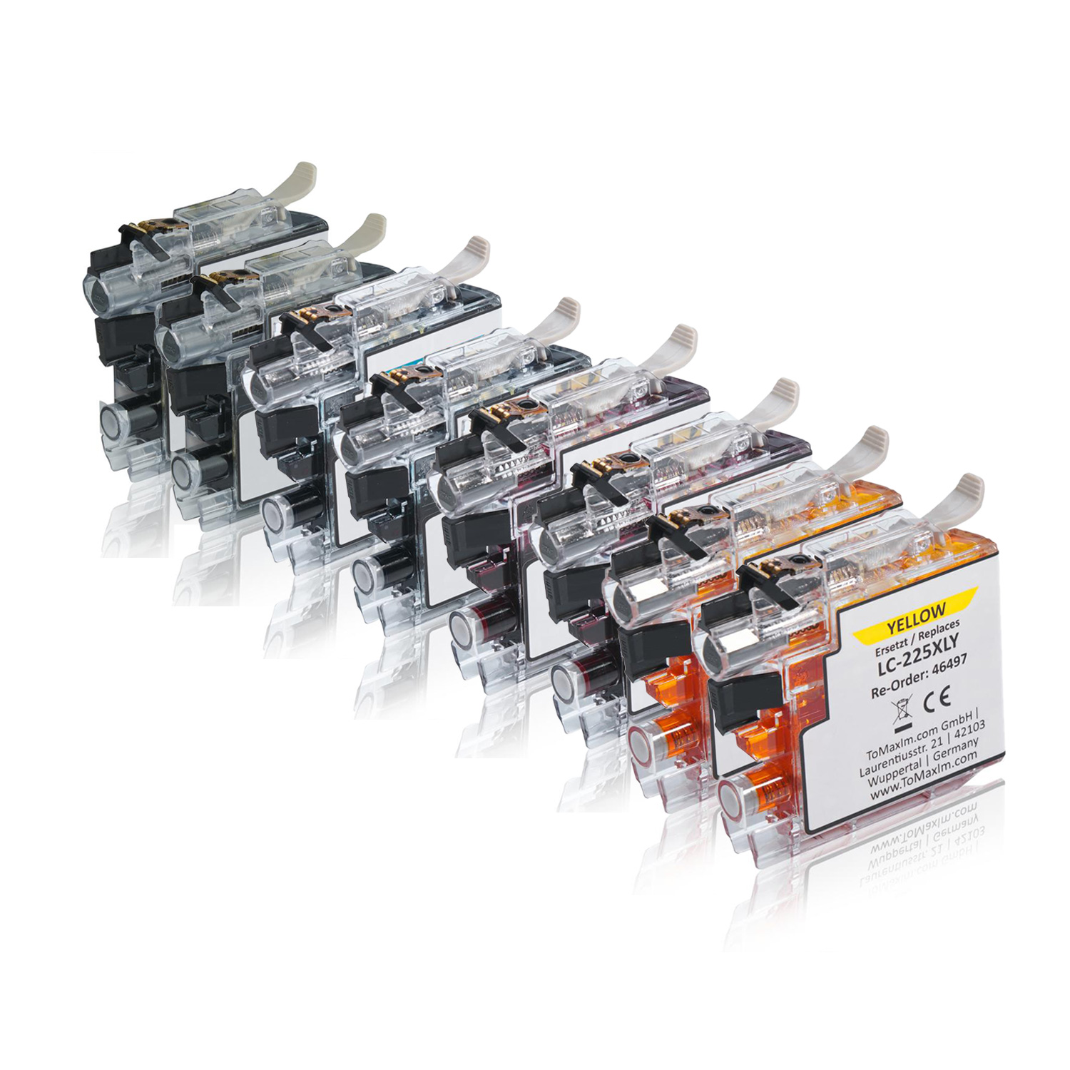 Multipack compatible avec Brother LC-227XLVALBP contient 2xBK, 2xC, 2xM, 2xY