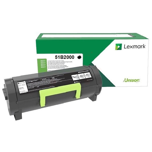 Original Lexmark 51B2000 Toner noir