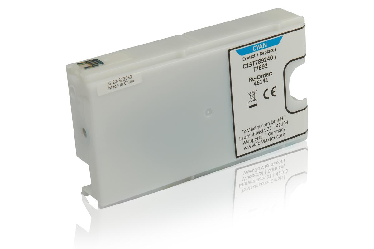 Alternative à Epson C13T789240 / T7892 Cartouche d'encre, cyan