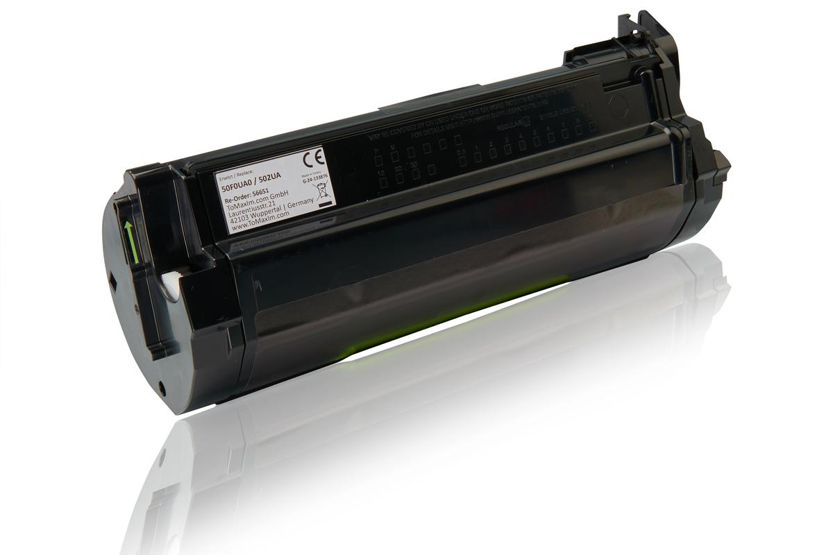 Alternative à Lexmark 50F0UA0 / 502UA Cartouche toner, noir