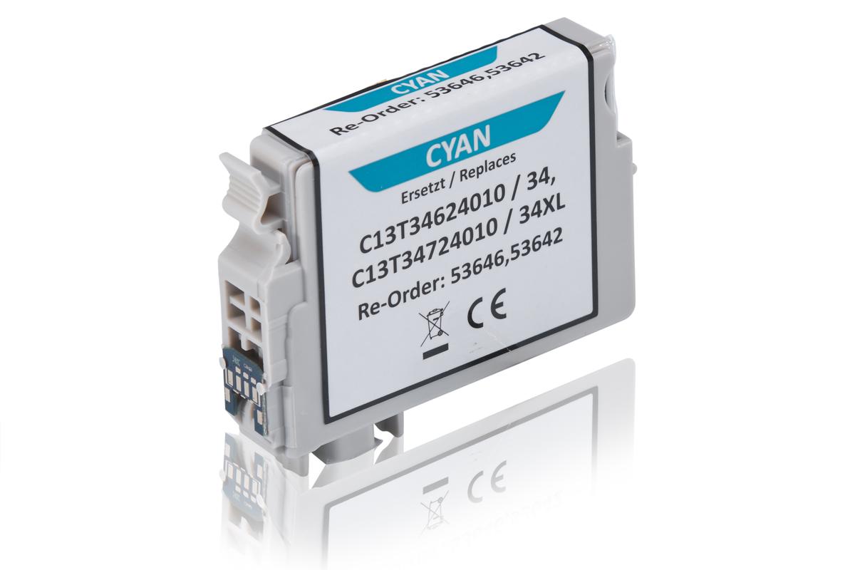 cartouche compatible Epson C13T34724010 / 34XL - cyan - 950 pages offrez-vous la qualité au meilleur prix ! | cartoucheclub.com