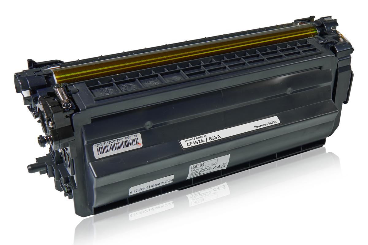 Alternative à HP CF452A / 655A Cartouche toner, jaune
