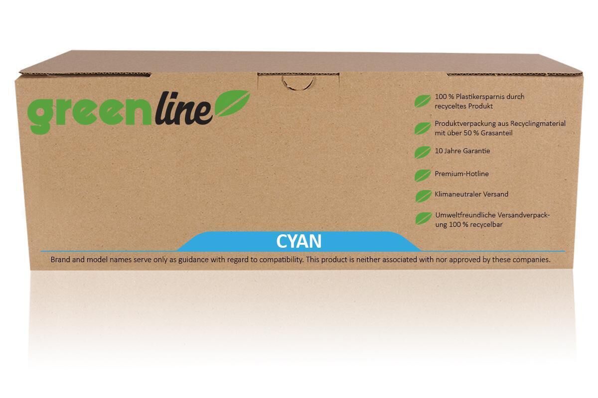 greenline remplace HP W2031X / 415X toner, cyan