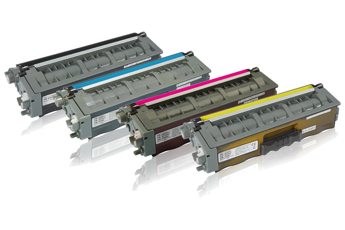 Multipack compatible avec Brother TN-900 contient 4x Cartouche toner