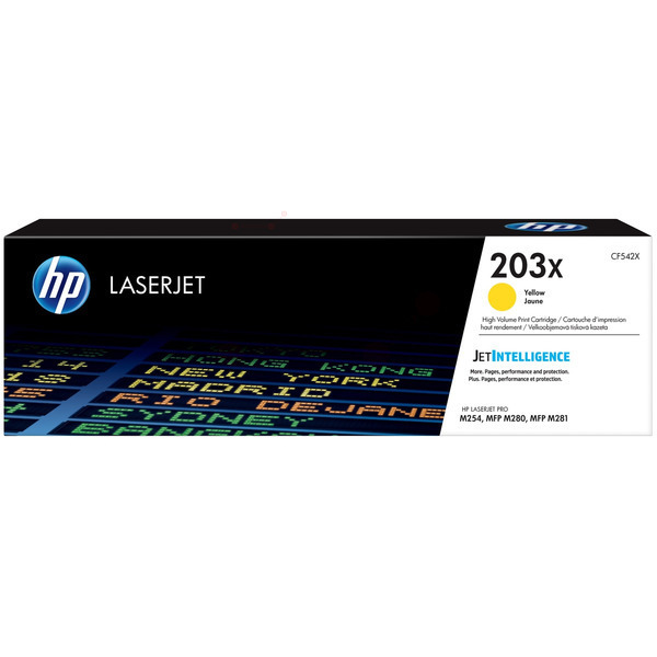 Original HP CF542X / 203X Toner jaune