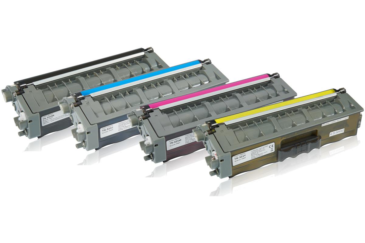 Multipack compatible avec Brother TN-321 contient 4x Cartouche toner