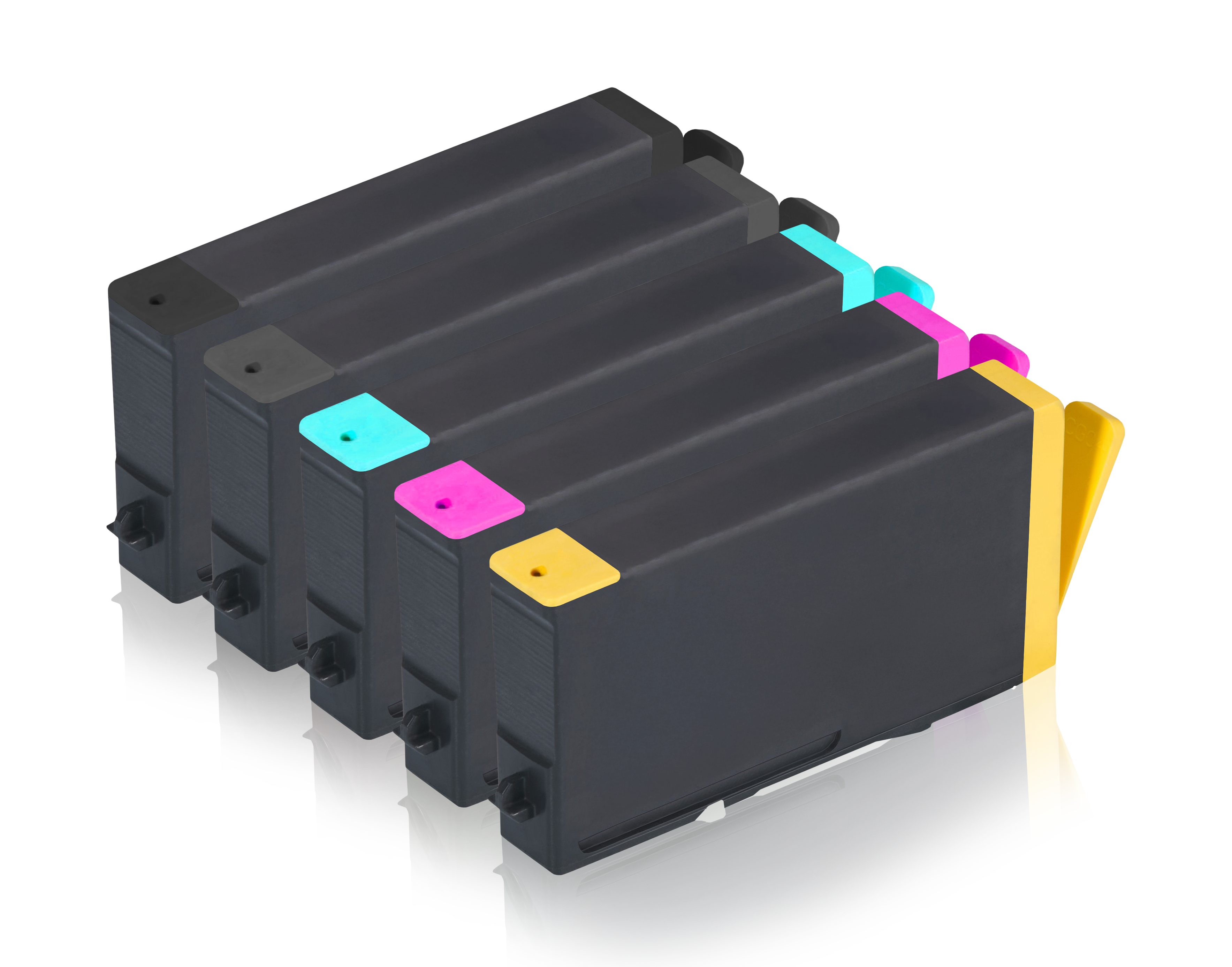 Multipack compatible avec Epson C13T05564010 / T0556 contient 2xBK, 1xC, 1xM, 1xY
