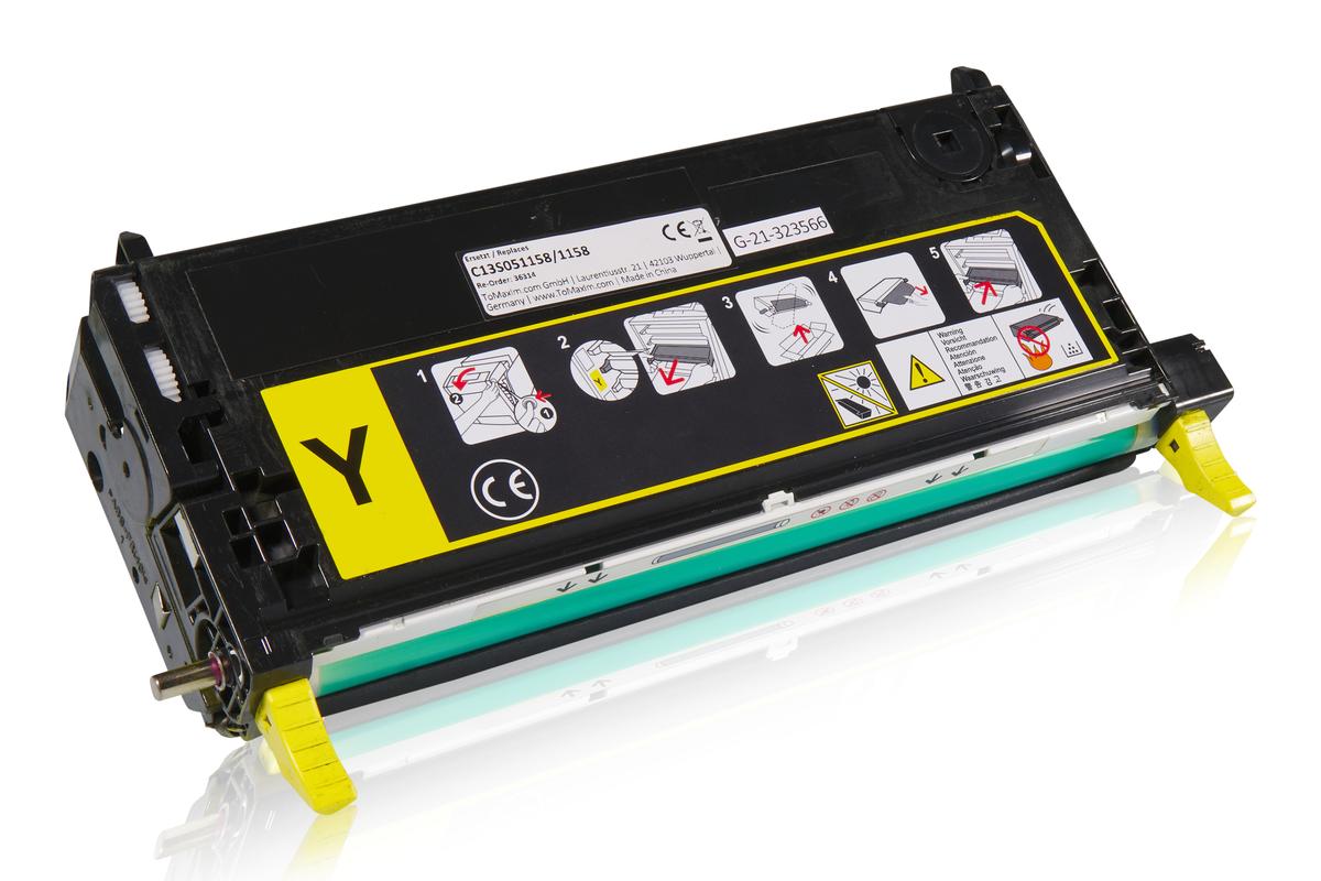 Toner compatible Epson C13S051158 / 1158 - jaune - 6000 pages offrez-vous la qualité au meilleur prix ! | cartoucheclub.com