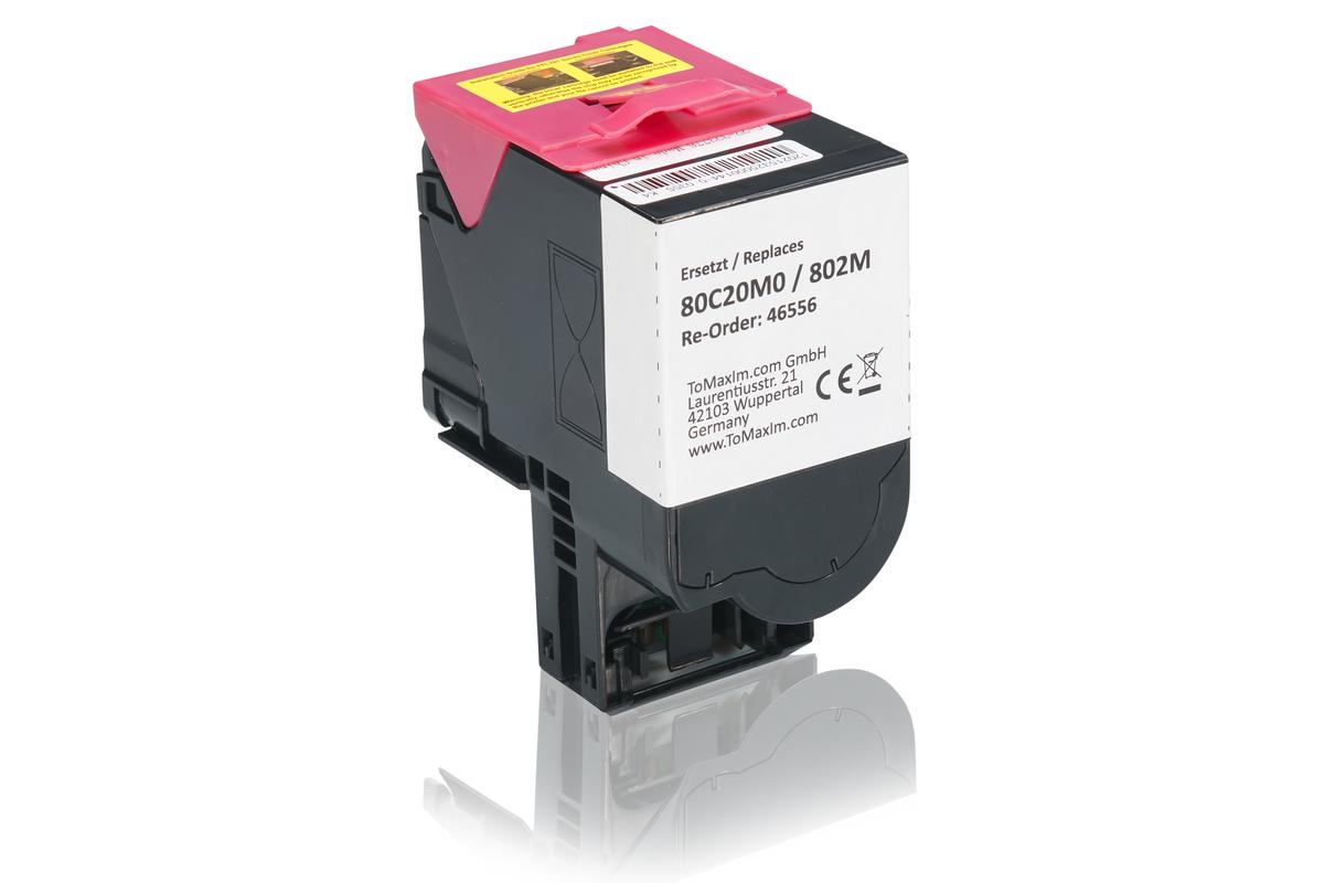Alternative à Lexmark 80C20M0 / 802M Cartouche toner, magenta