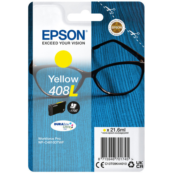 Original Epson C13T09K44010 / 408L Cartouche d'encre jaune
