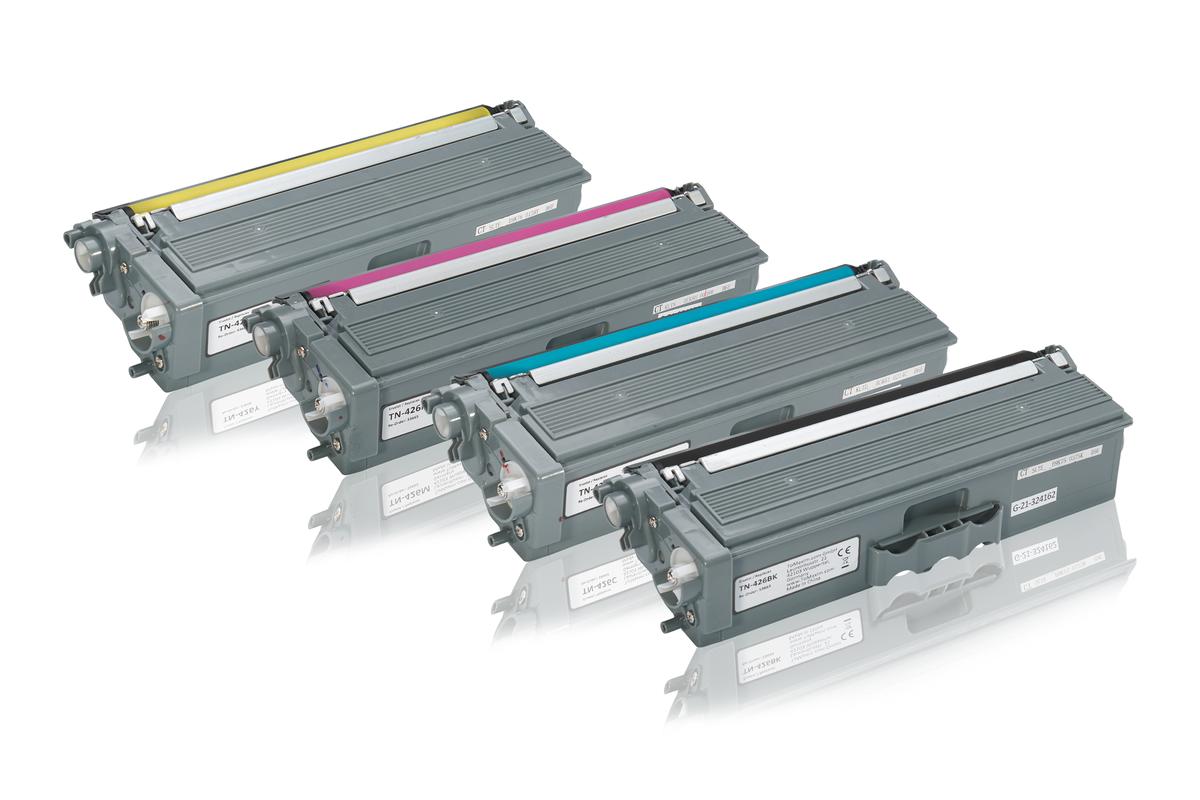 Multipack compatible avec Brother TN-426 contient 4x Cartouche toner