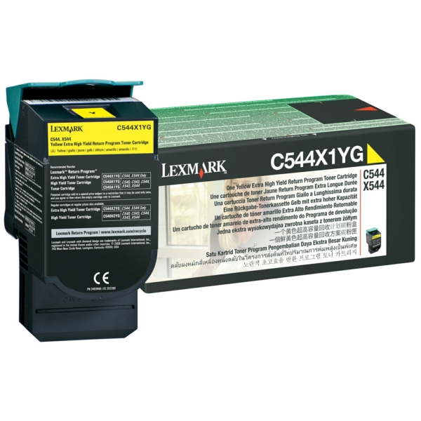 Original Lexmark C544X1YG Toner jaune