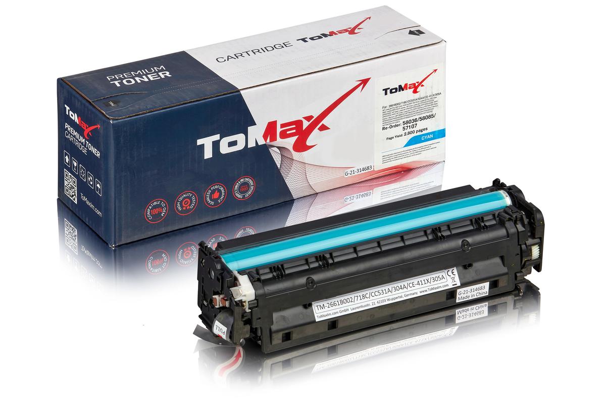ToMax Premium alternative à HP CC531A / 304A Cartouche toner, cyan