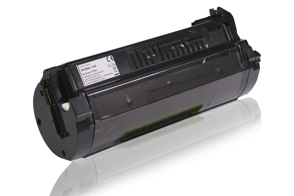 Alternative à Lexmark 50F2000 / 502 Cartouche toner, noir