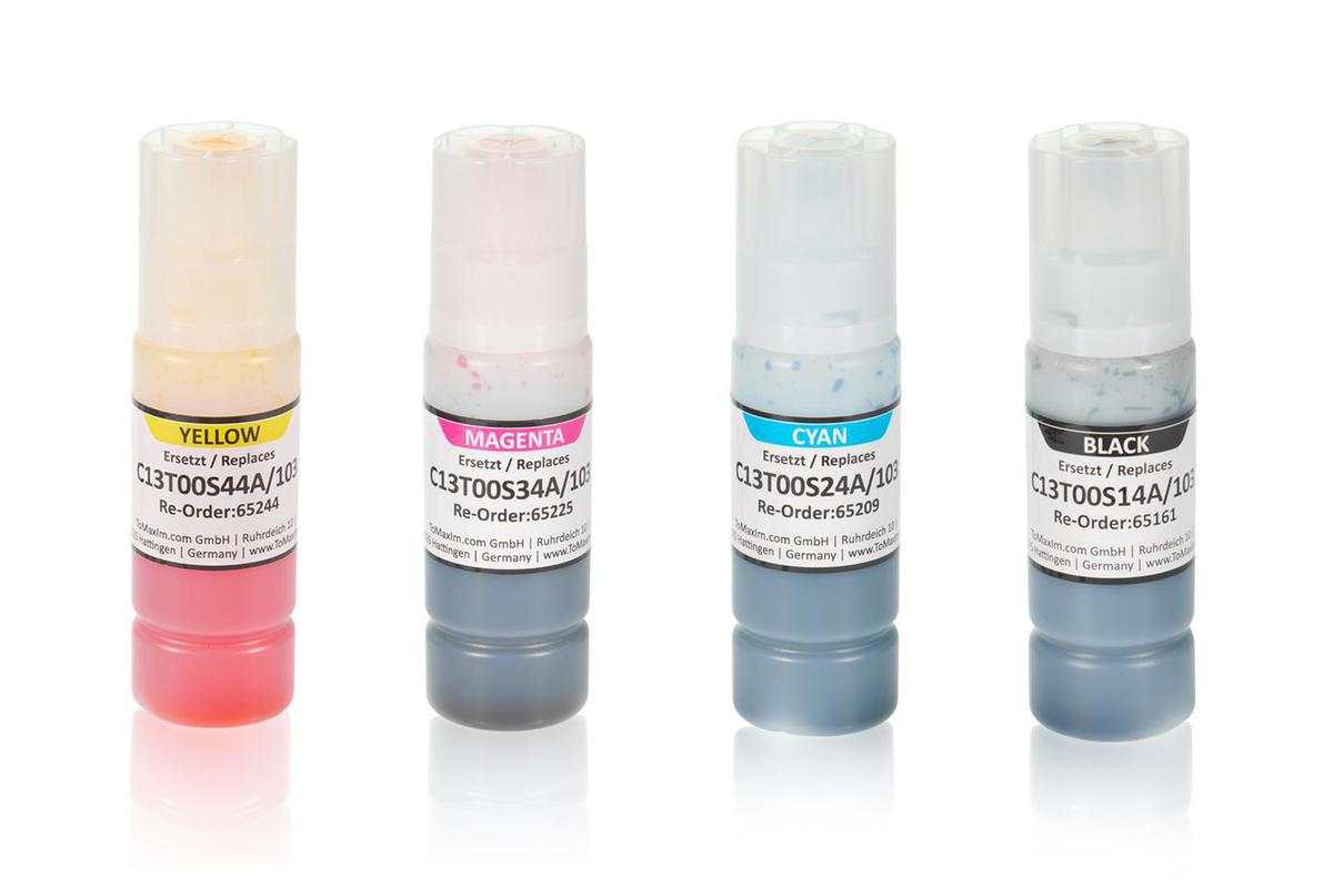 Multipack compatible avec Epson C13T00S14A / 103 contient 4x Cartouche d'encre