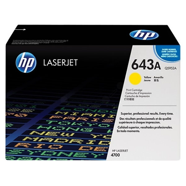 Original HP Q5952A / 643A Toner jaune