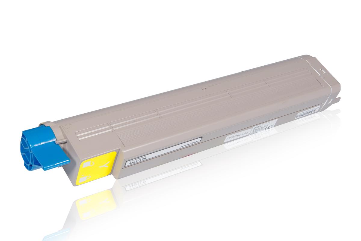 Alternative à OKI 43837129 / C9600 Cartouche toner, jaune