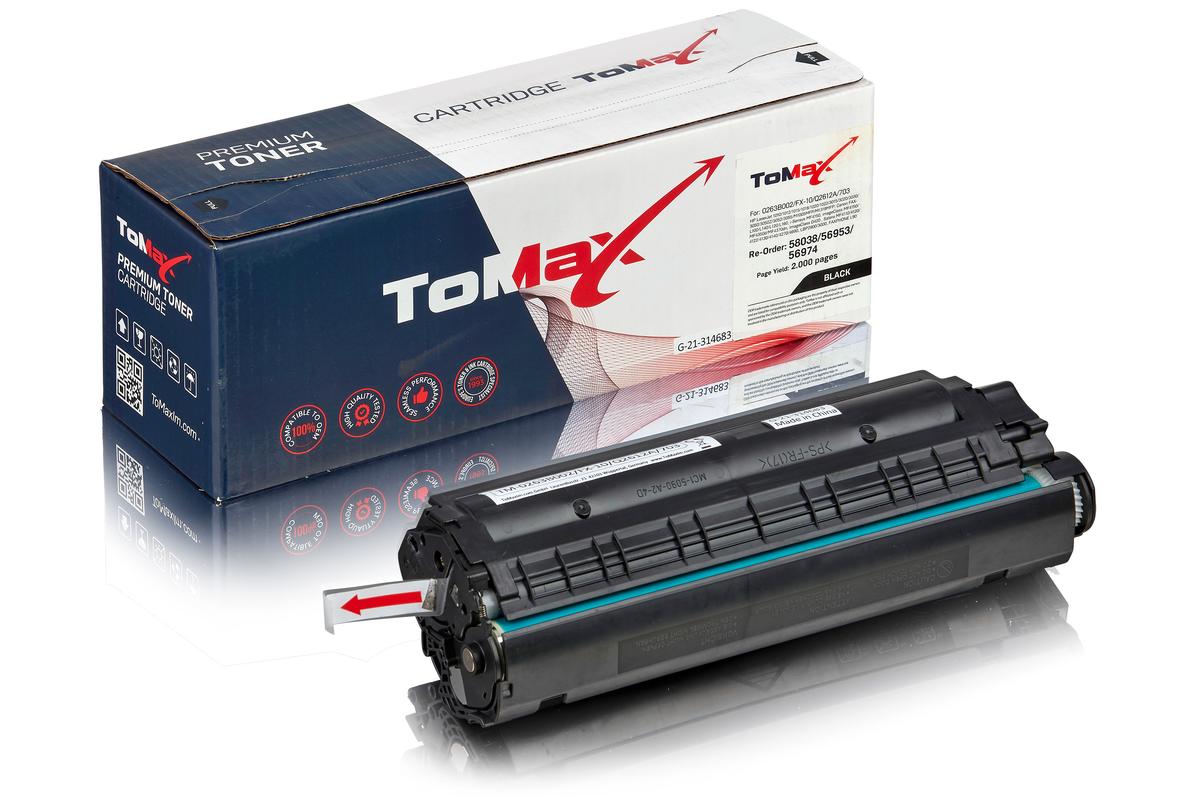 ToMax Premium alternative à Canon 0263B002 / FX-10 Cartouche toner, noir