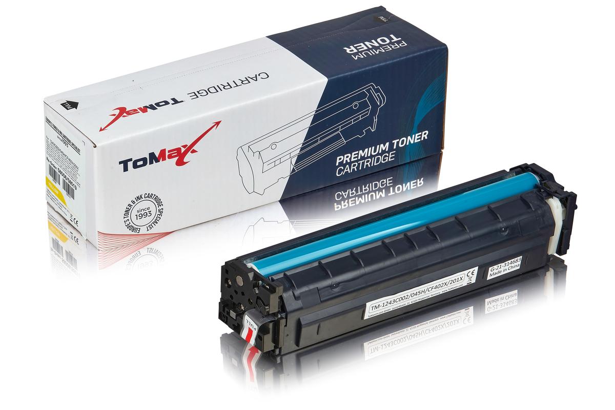 Toner compatible premium ToMax HP CF402X / 201X - jaune - 2300 pages offrez-vous la qualité au meilleur prix ! | cartoucheclub.com