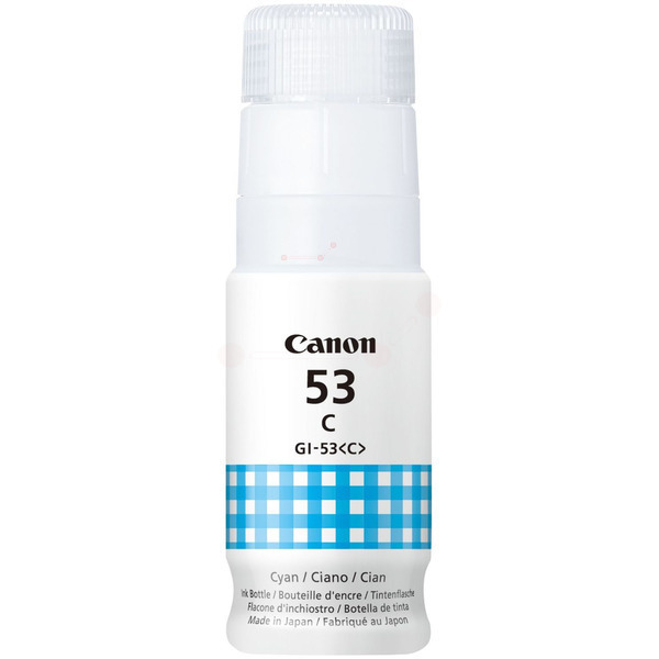 Original Canon 4673C001 / GI53C Bouteille d'encre cyan