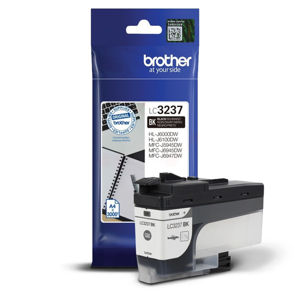 Original Brother LC3237BK Cartouche d'encre noire
