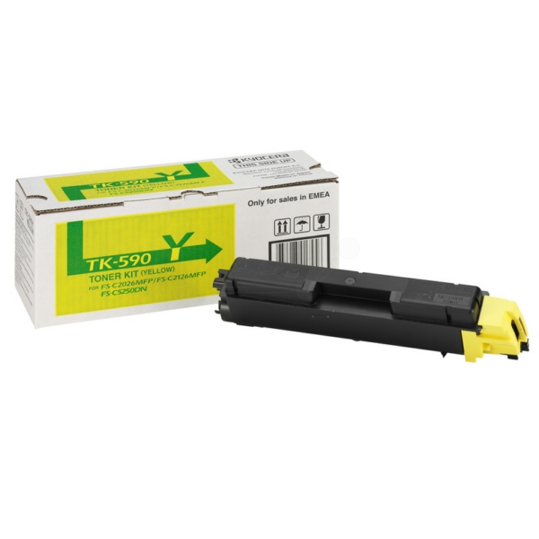 Original Kyocera 1T02KVANL0 / TK590Y Toner jaune