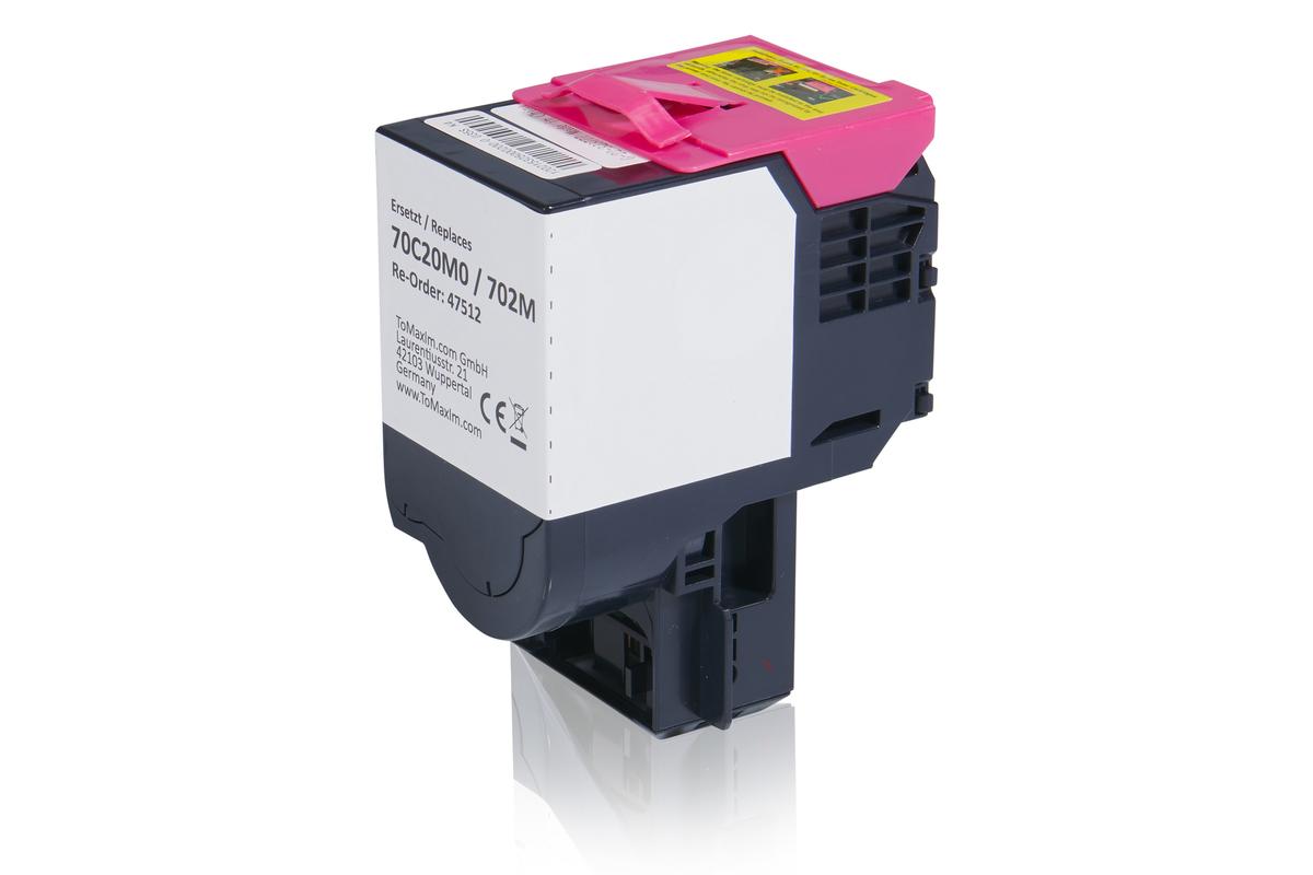 Alternative à Lexmark 70C20M0 / 702M Cartouche toner, magenta