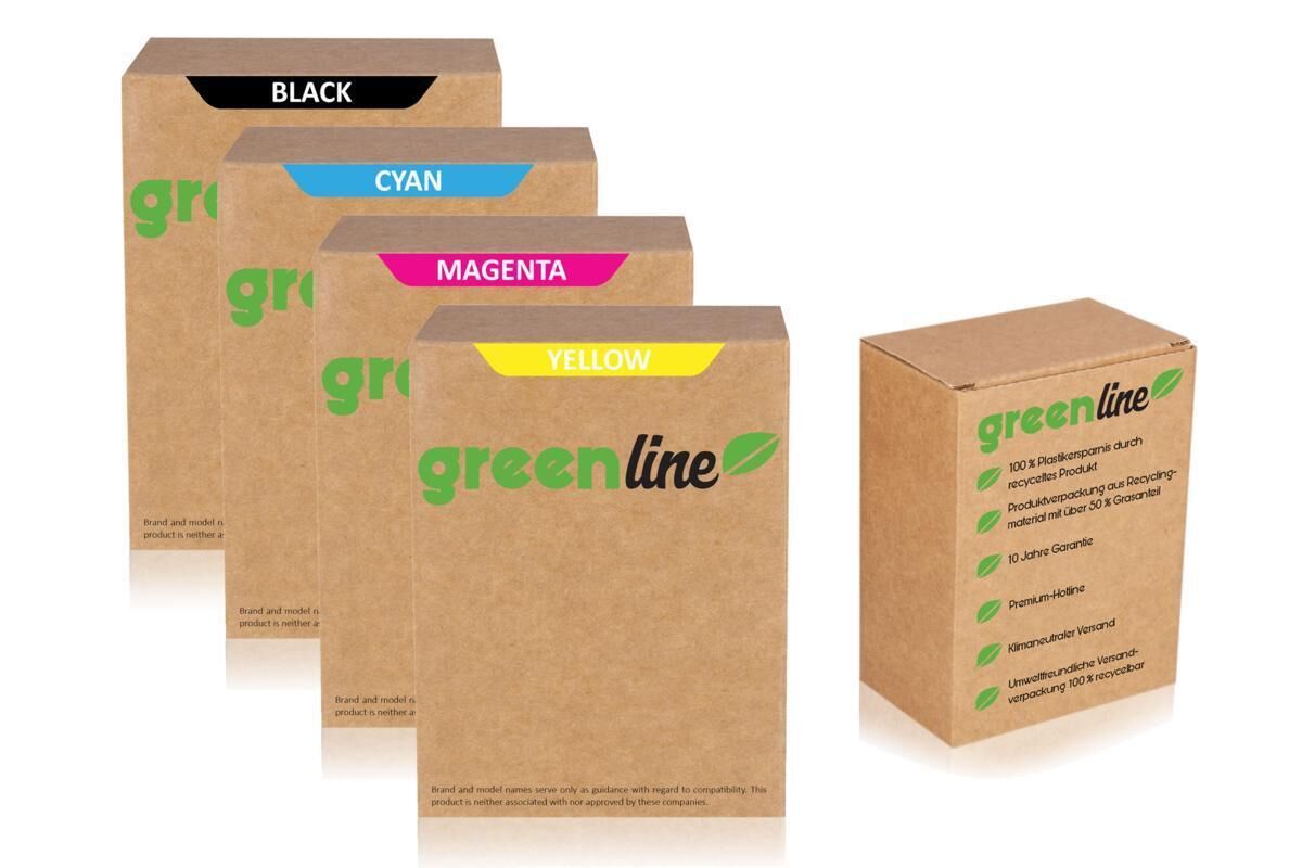 greenline multipack remplace Canon 0332C006 / CLI571XL contient 4x cartouche d'encre