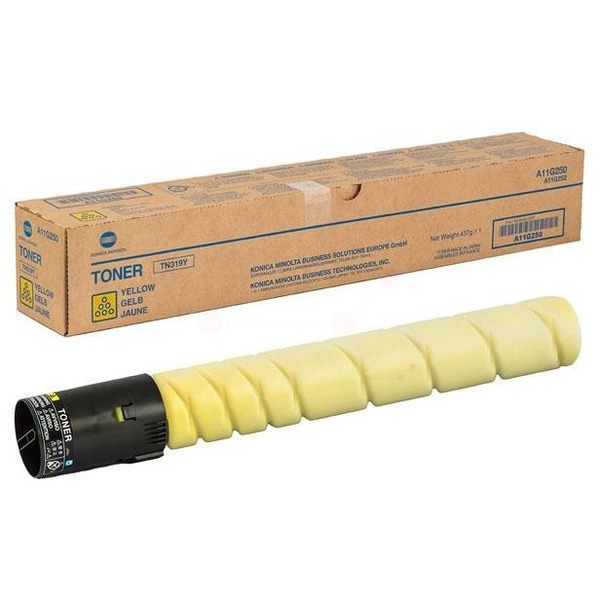 Original Konica Minolta A11G250 / TN319Y Toner jaune