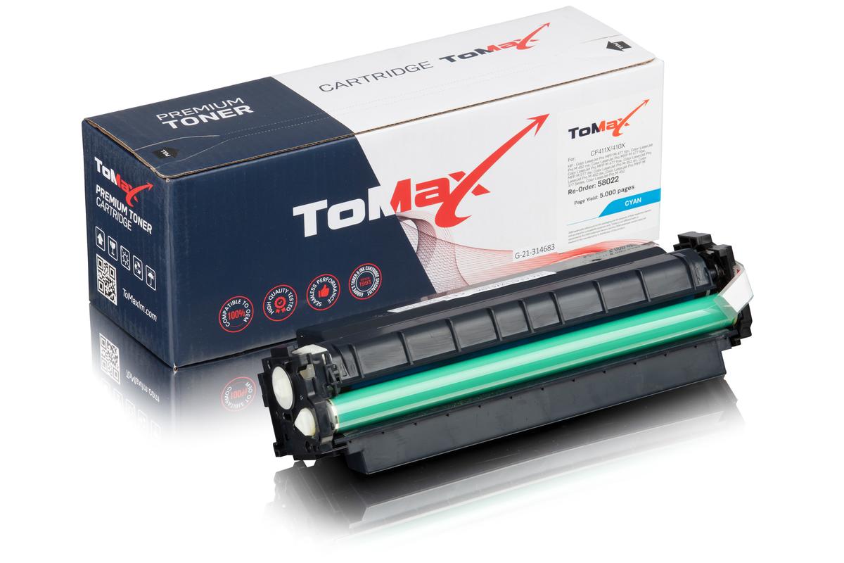 ToMax Premium alternative à HP CF411X / 410X Cartouche toner, cyan