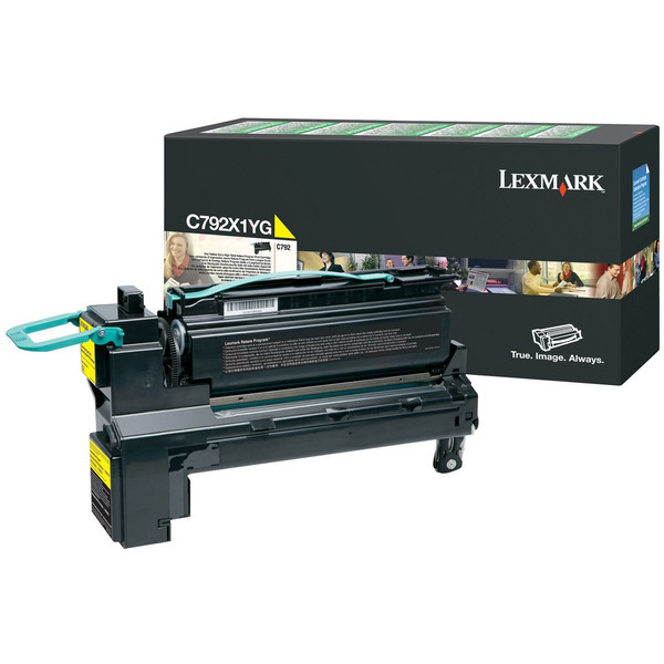 Original Lexmark C792X1YG Toner jaune